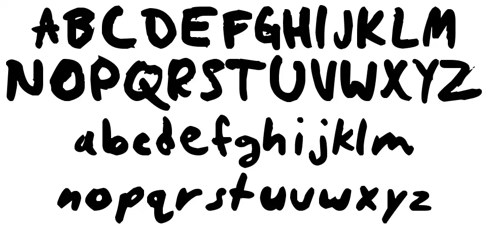 Quickritefont specimens
