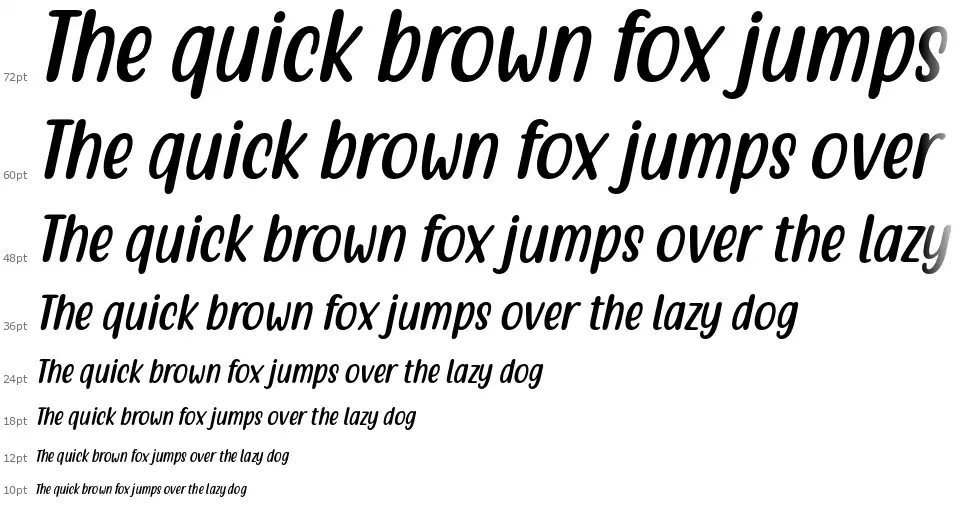 Quotablefont waterfall