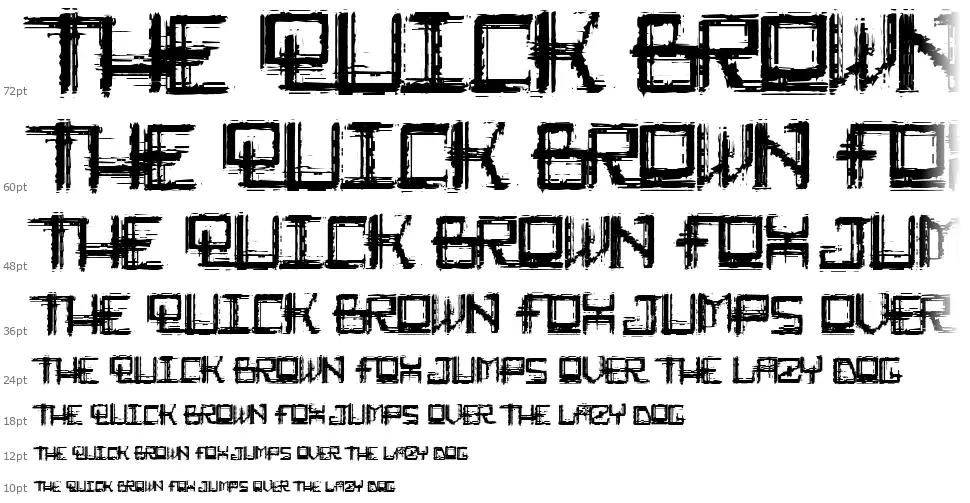 Rabid Sciencefont waterfall