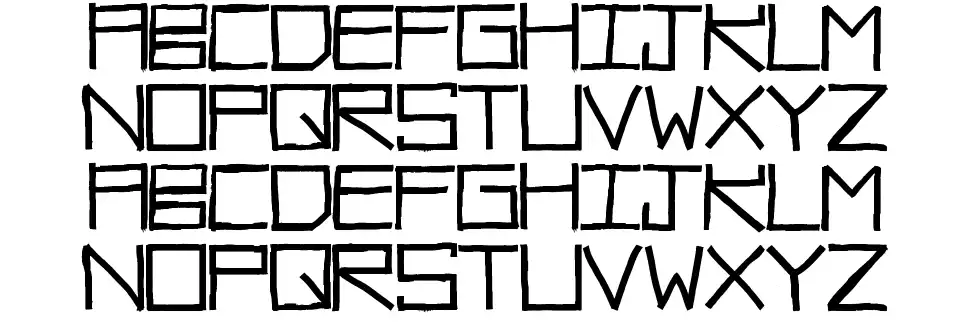 Raw Dietfont specimens