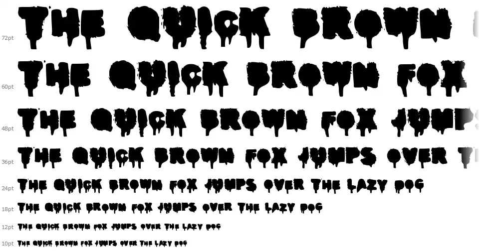 Real Graffitifont waterfall