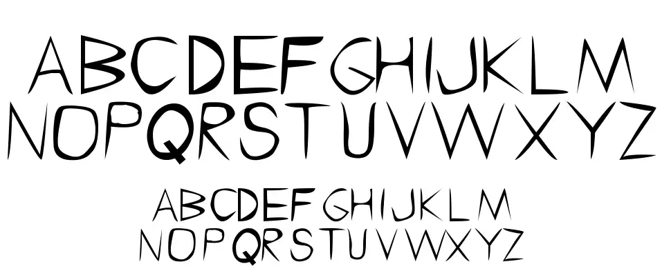 Recycled Bitfont specimens