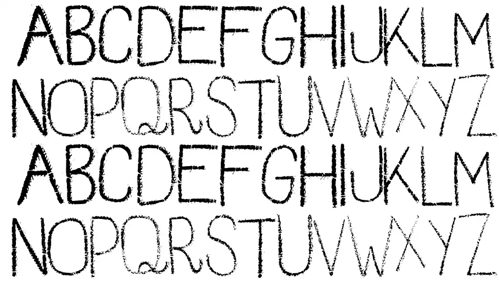 Red Fishfont specimens