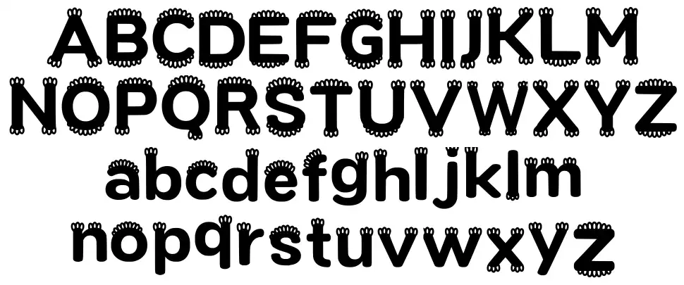 Reenginang Espécimes Reenginangfont specimens