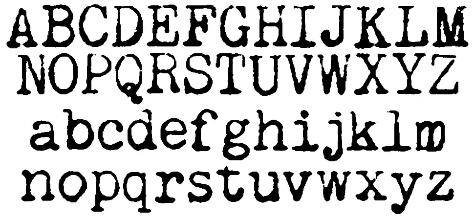 Remington Noiselessfont specimens