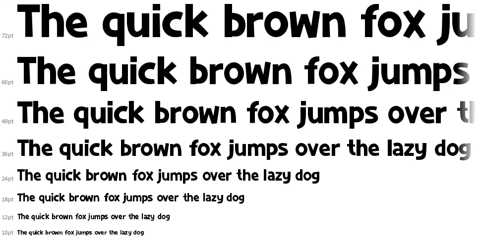 Rereadfont waterfall