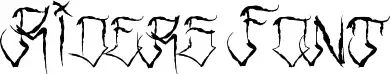 Riders Font
