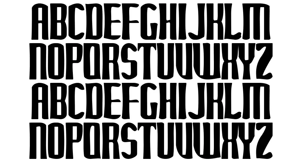 Rifle Casualfont specimens