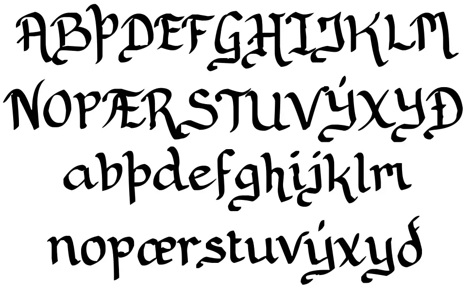 Rithondinminfont specimens