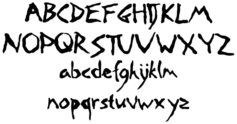 Road Crossedfont specimens
