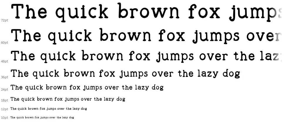 Robs Typewriterfont waterfall