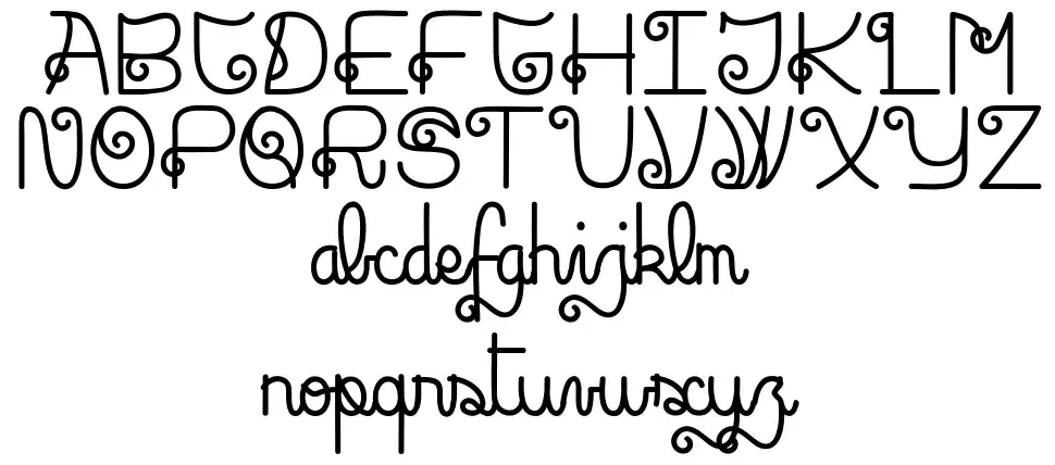 Rock and Roll Streetfont specimens