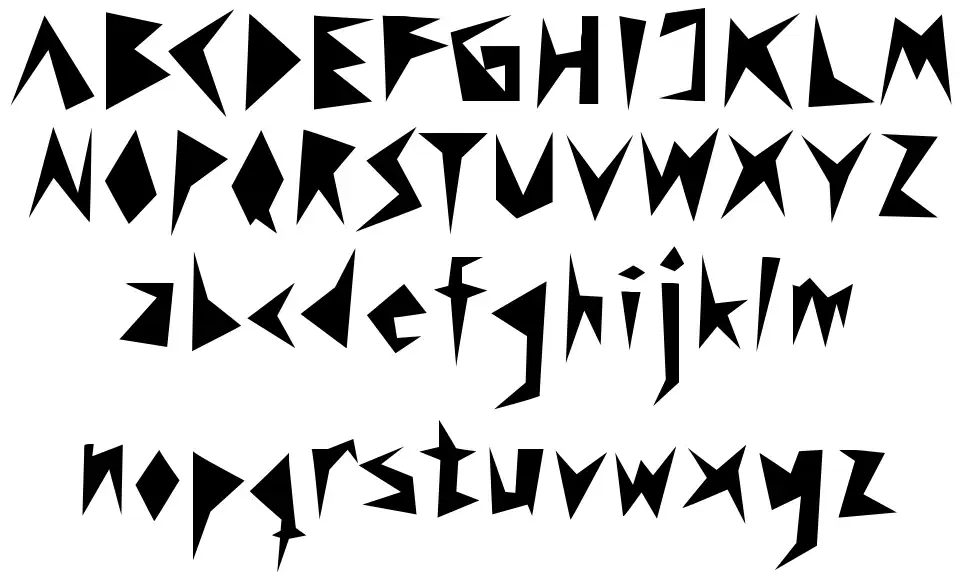 Rock Stairfont specimens