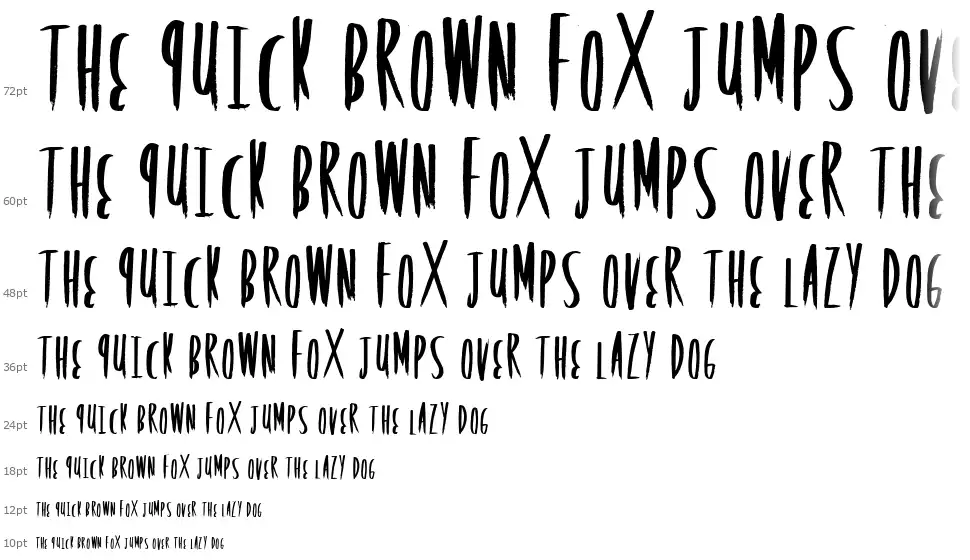 Rocking Posterfont waterfall