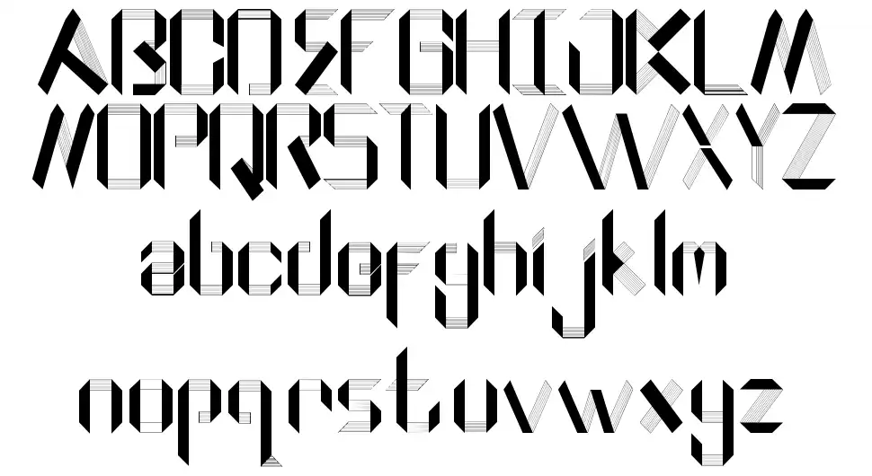 Rodriguez GeometricPaperfont specimens