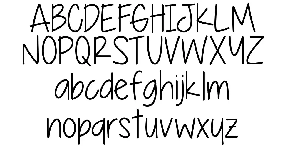 Running for a causefont specimens