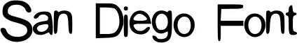 San Diego Font