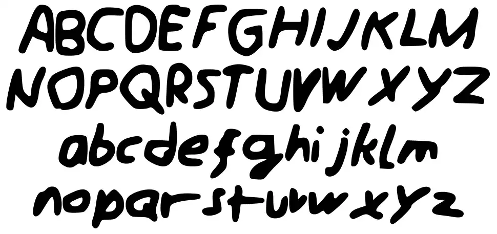 Schreibiifont specimens
