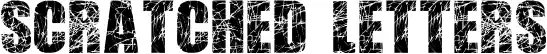 Scratched Letters