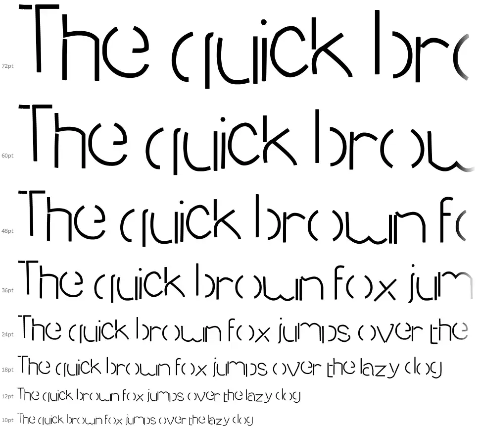 Sequence Lightfont waterfall