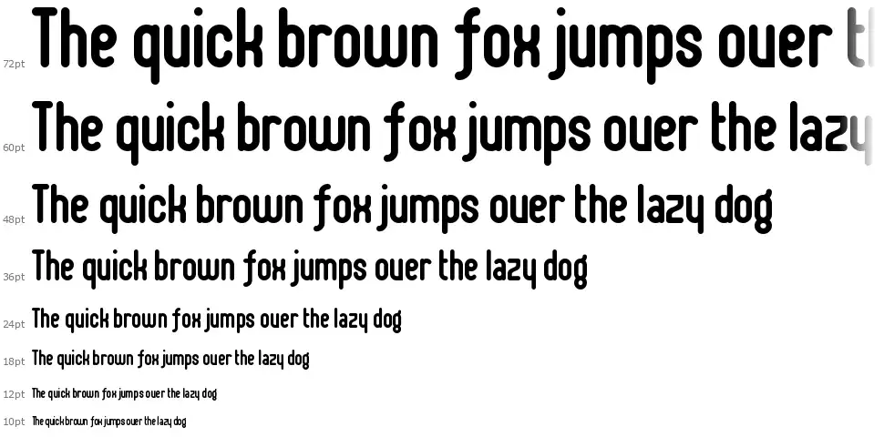 Shake Your Plumsfont waterfall