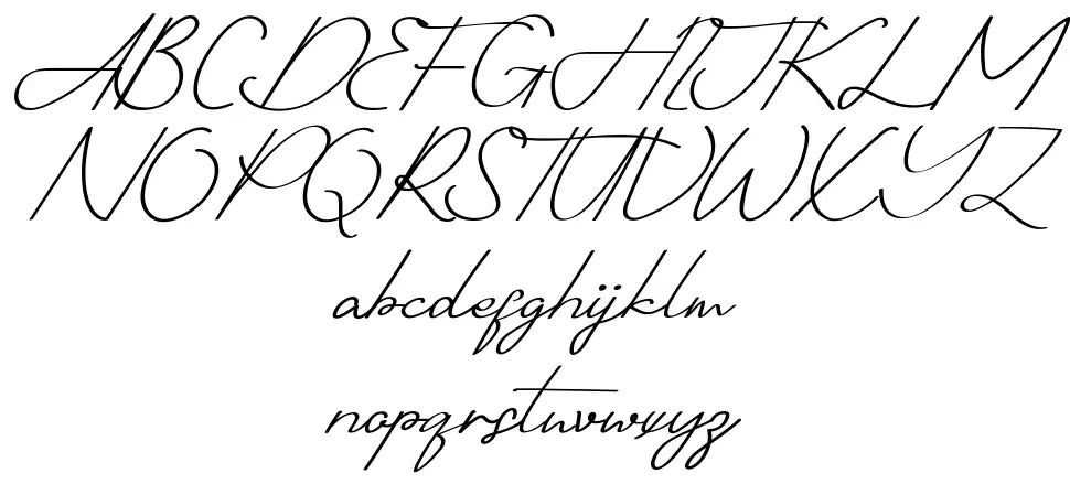 Shotflickfont specimens