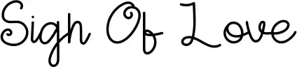Sign Of Love