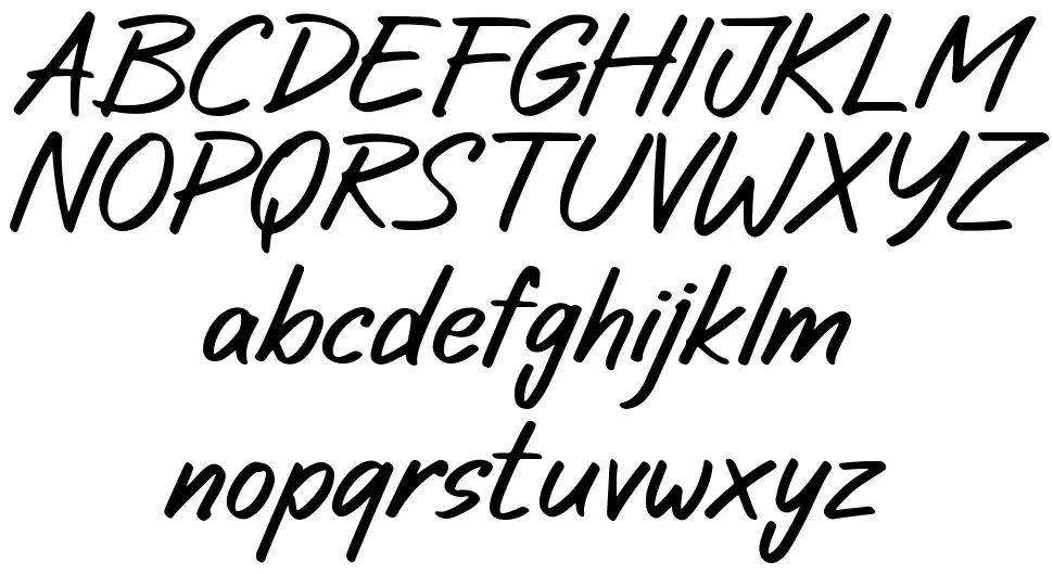 Signerfont specimens