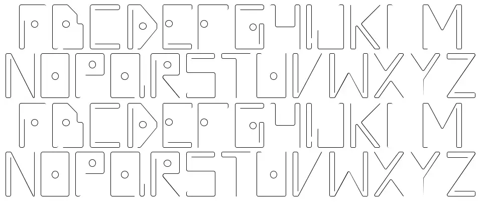 Silventfont specimens