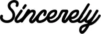 Sincerely