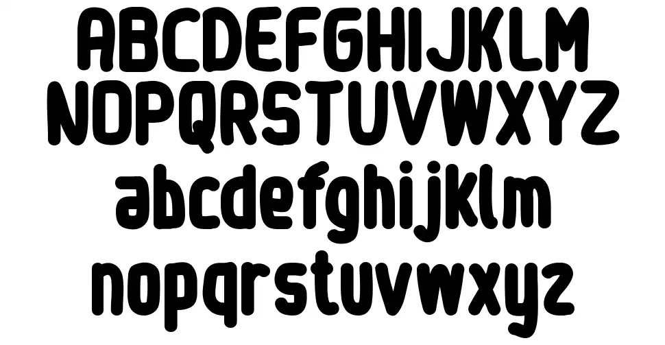 Sinewyfont specimens