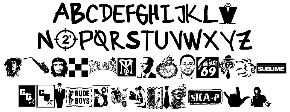 Ska+font specimens