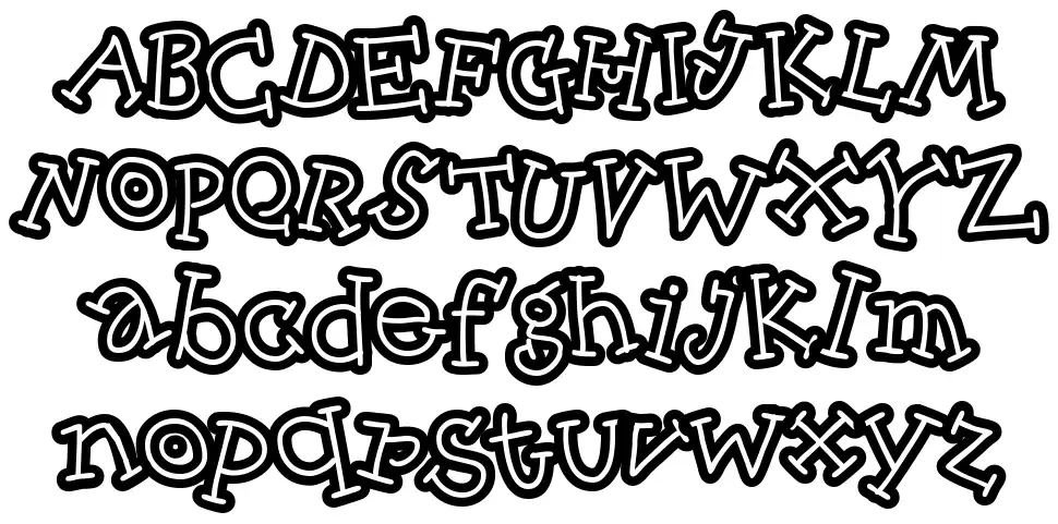 Skinny CapKickfont specimens
