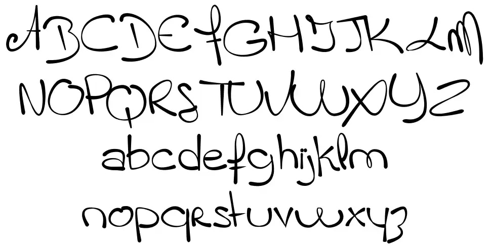 Slamfont specimens