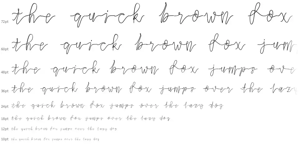 Slow Dancefont waterfall