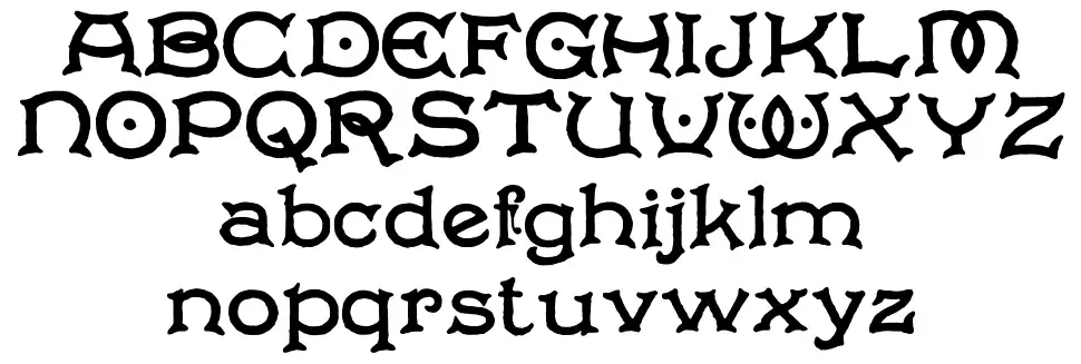 Solo's Bowl Espécimes Solo's Bowlfont specimens