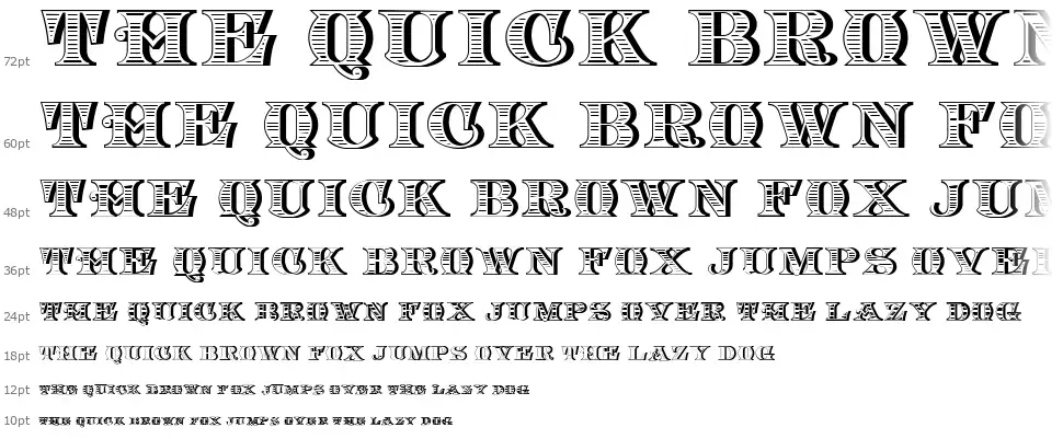 Solo's Steelplatefont waterfall