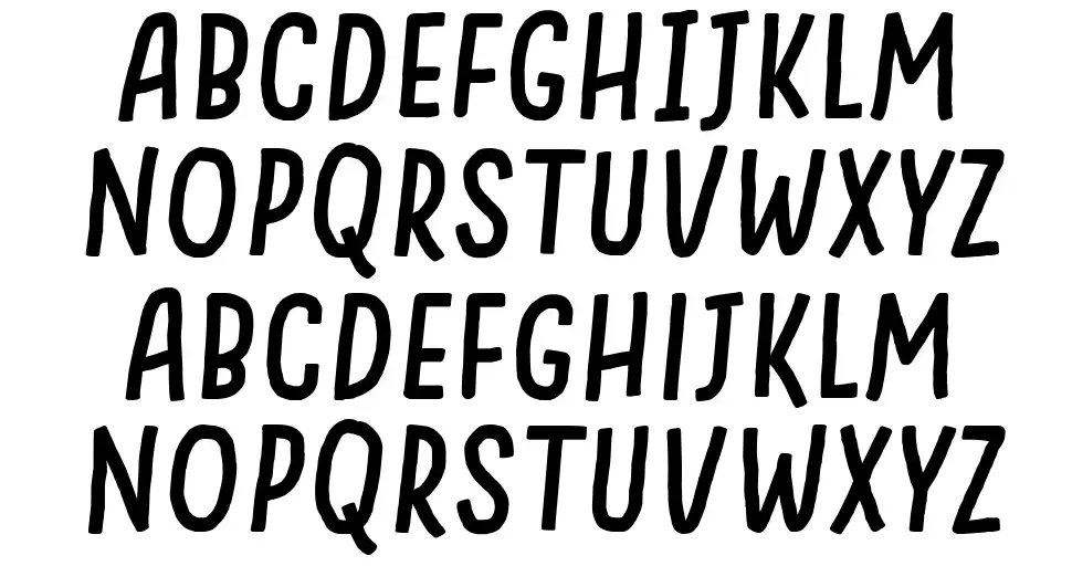 Something Looks Naturalfont specimens