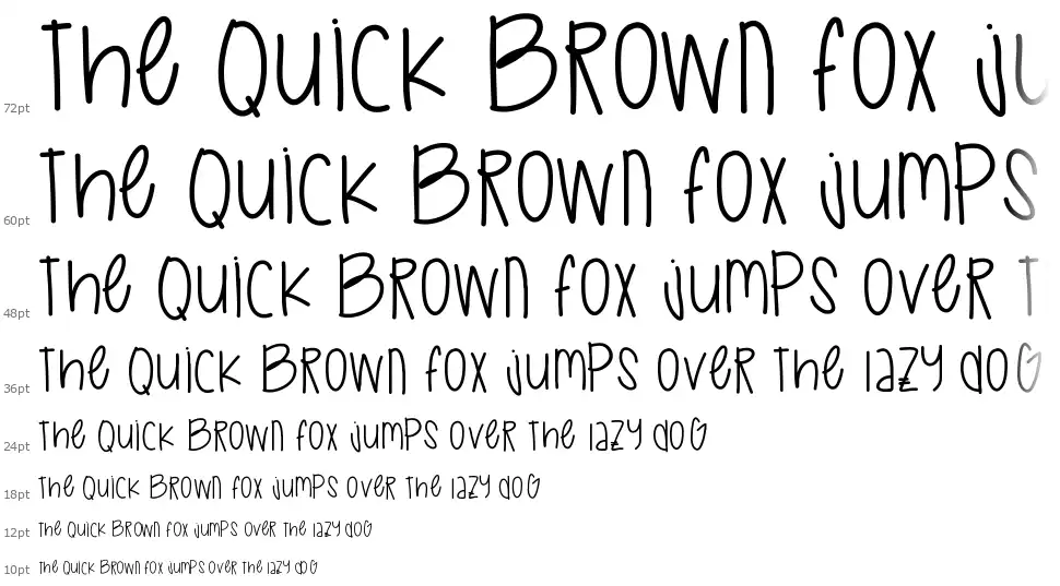 Space Romancefont waterfall