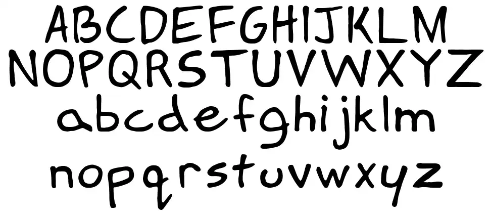 Springfield Cartoonfont specimens