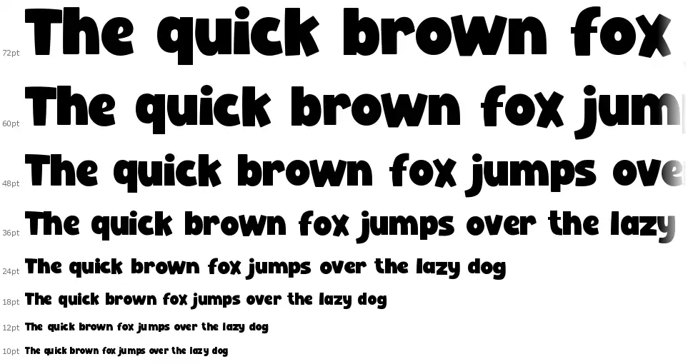 Spunky Cascata Spunkyfont waterfall