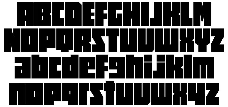 Square Technocratfont specimens
