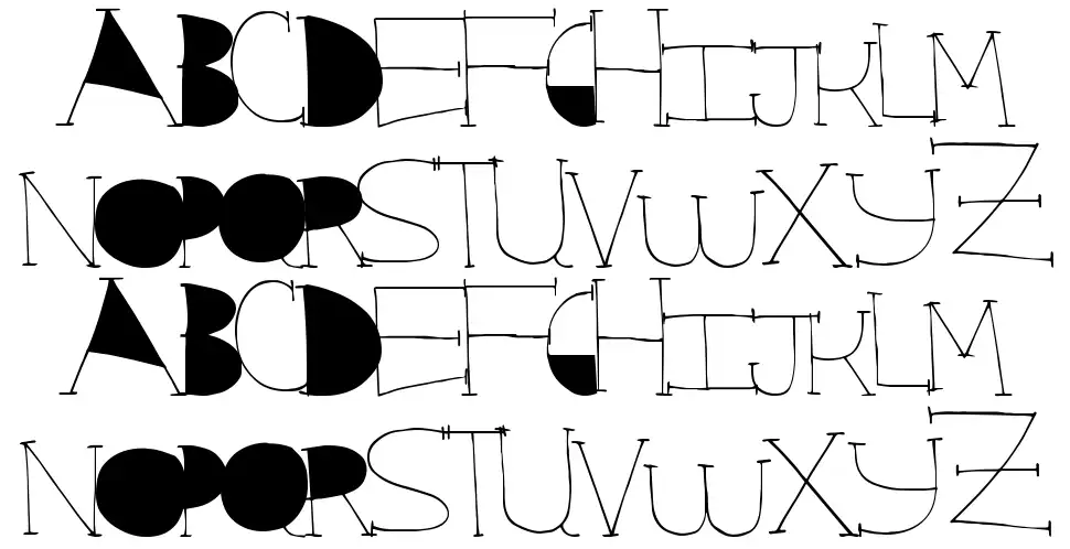 Star Risingfont specimens