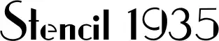 Stencil 1935