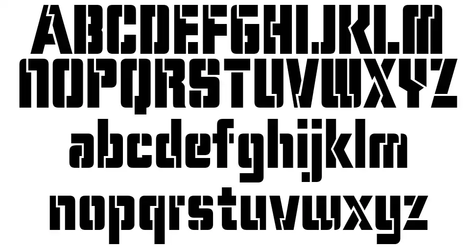Stencil Camerafont specimens