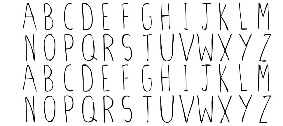 Stiletto Skinnyfont specimens