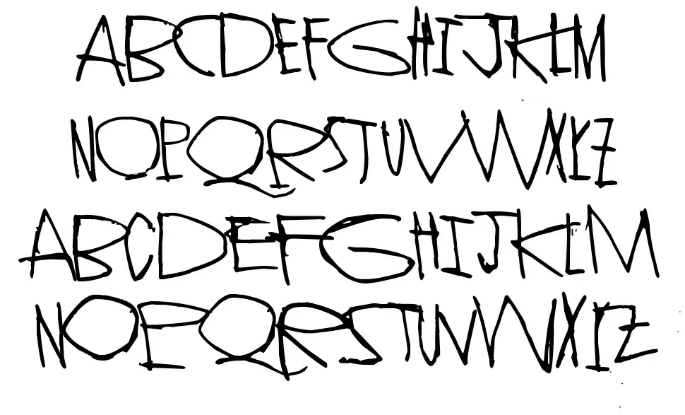Stranger In Youfont specimens