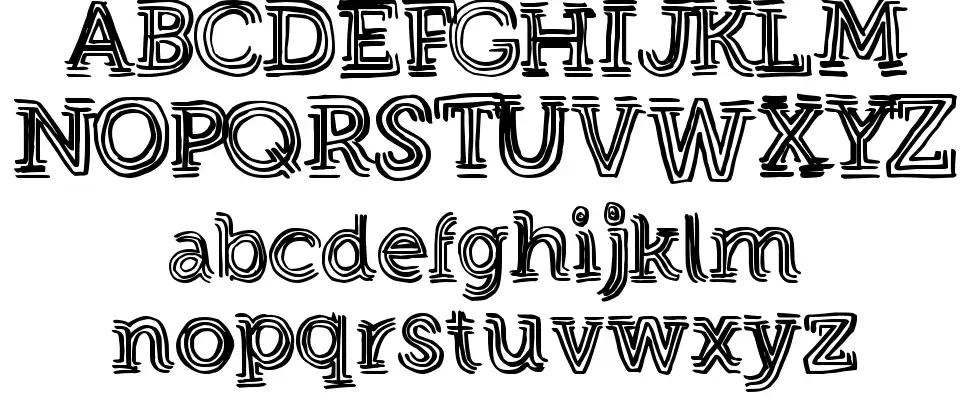 Strong Event DTfont specimens