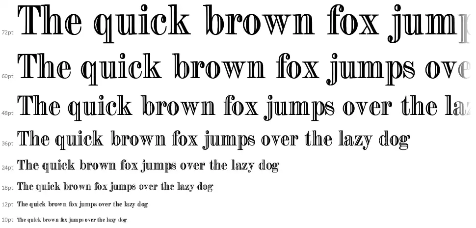 Style 1,537 Cascata Style 1,537font waterfall