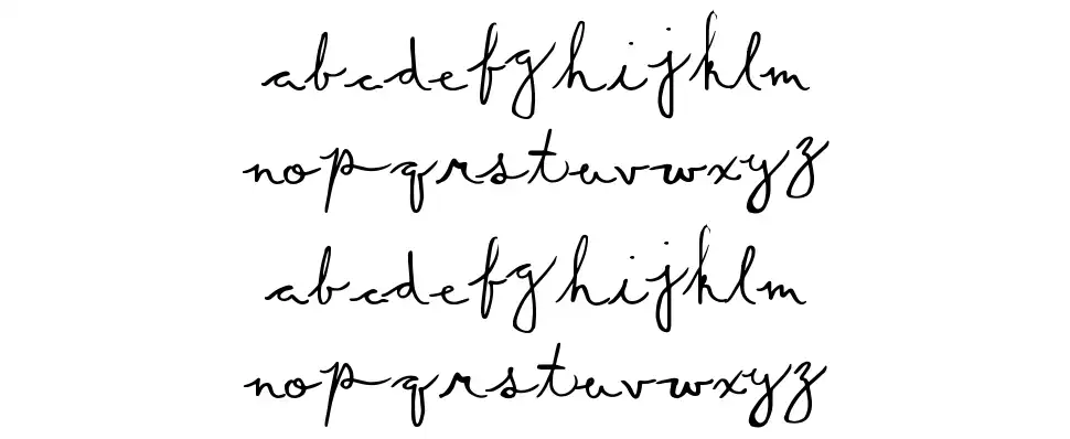 Summer Scriptfont specimens